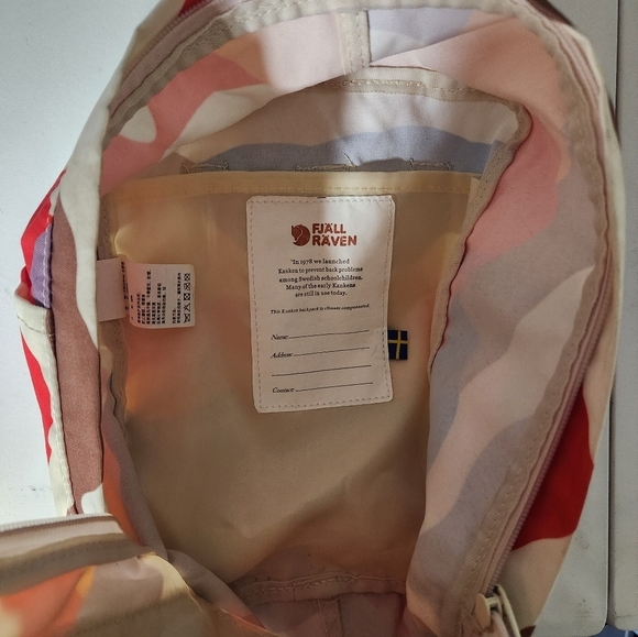 Fjällräven Kånken Mini Backpack – Multicolor Camo Print main image 4